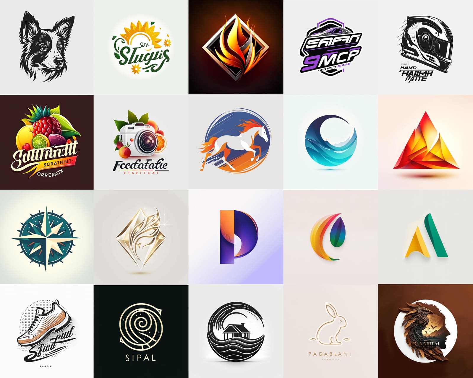 80 Prompts logos for Midjourney - Midjourney Prompts