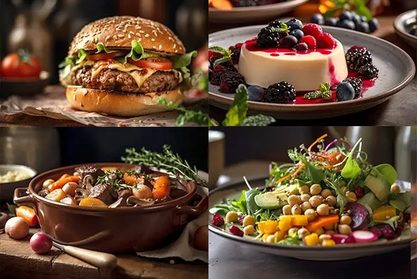 Photos Of Food And Dishes For Restaurants Midjourney Prompts
